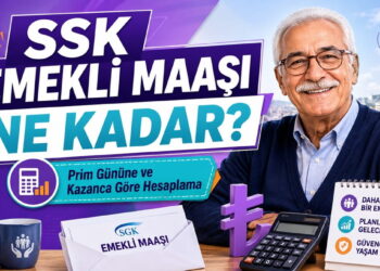 SSK emekli maaşı prim günü, çalışma süresi ve prime esas kazanca göre hesaplama