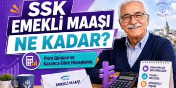 SSK emekli maaşı prim günü, çalışma süresi ve prime esas kazanca göre hesaplama